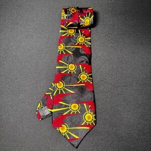 Vintage 1996 Grateful Dead Tie Men's Sunshine First Set 100% Silk‎ Made in USA